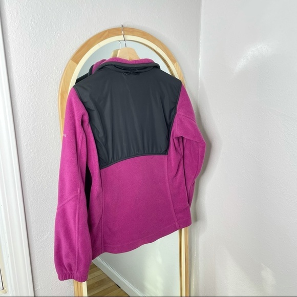 Columbia magenta pink interchange fleece zip up jacket - Picture 6 of 10